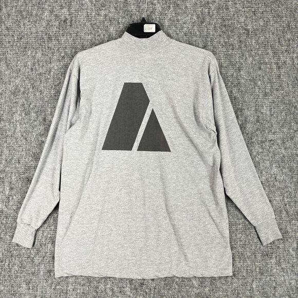 Army Shirt Mens Large Gray Militray Physical Fitness Uniform PFU Training VTG 99 - Picture 2 of 8